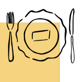 Traditional hog roast dinner in castle courtyard